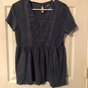 Navy blue blouse